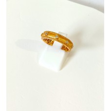 Γυναικείο ασημένιο δαχτυλίδι ανοιχτό επίχρυσο με ζιργκόν (SR36)